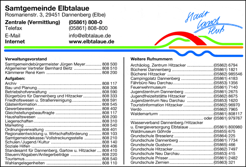 Kundenbild groß 1 Samtgemeinde Elbtalaue