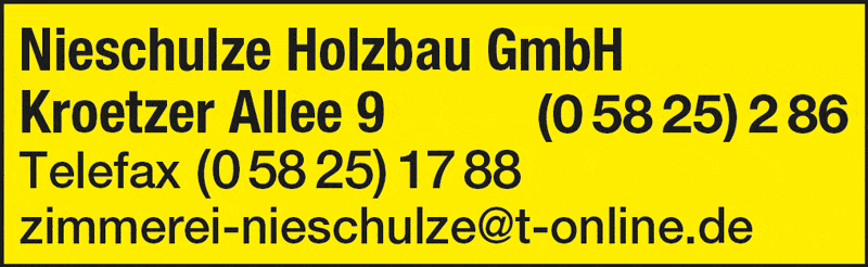 Kundenbild groß 1 Nieschulze Holzbau GmbH