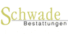 Kundenlogo von Schwade Bestattungen