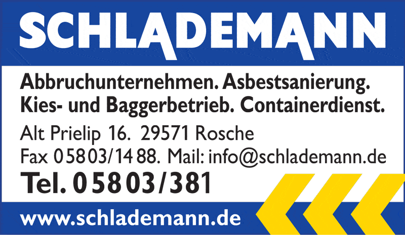 Kundenbild groß 1 Schlademann Kies- und Baggerbetrieb GmbH & Co. KG