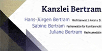 Kundenlogo Kanzlei Bertram, Juliane Bertram Rechtsanwältin in Bürogemeinschaft mit Hans-Jürgen u. Sabine Bertram Kundenlogo Kanzlei Bertram, Juliane Bertram Rechtsanwältin in Bürogemeinschaft mit Hans-Jürgen u. Sabine Bertram