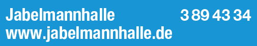 Kundenbild groß 1 Jabelmannhalle