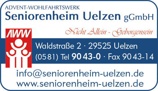 Kundenbild groß 2 ADVENT-WOHLFAHRTSWERK Seniorenheim Uelzen gGmbH