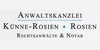 Kundenlogo von Anwaltskanzlei Künne-Rosien - Rosien Rechtsanwälte & Notar