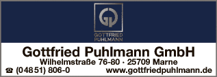 Anzeige Gottfried Puhlmann GmbH Bauunternehmen