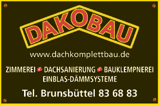 Anzeige Dakobau GmbH Dachdeckerei