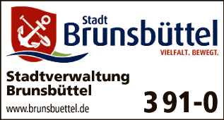 Anzeige Stadt Brunsbüttel -Der Bürgermeister- Stadtverwaltung
