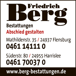 Anzeige Berg Friedrich Bestattungen