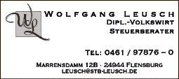 Anzeige Leusch Wolfgang Steuerberater