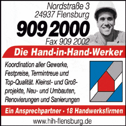Anzeige Die Hand-in-Hand-Werker GmbH Baubetreuung