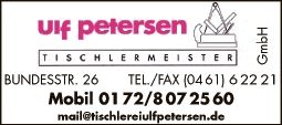 Anzeige Petersen Ulf GmbH