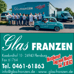 Anzeige Franzen GmbH Glaserei
