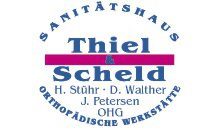Kundenlogo von Sanitätshaus Thiel & Scheld OHG,  H.Stühr,  D. Walther u. J. Petersen