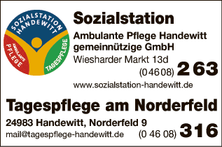 Anzeige Sozialstation Ambulante Pflege Handewitt gGmbH