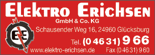 Anzeige Elektro Erichsen GmbH & Co. KG
