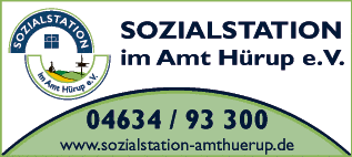 Anzeige Sozialstation im Amtsbereich Hürup e.V.
