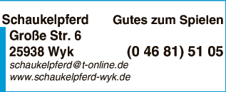 Anzeige Peetz Stefan Spielwaren