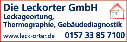 Anzeige Die Leckorter GmbH Leckageortung Thermografie