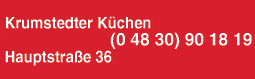 Anzeige Krumstedter Küchen GmbH