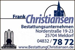 Anzeige Christiansen Frank Bestattungen