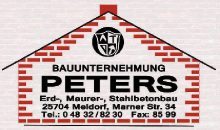 Kundenlogo von Peters Bauunternehmung GmbH