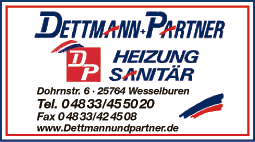 Anzeige Dettmann & Partner Sanitärtechnik