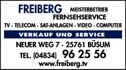 Anzeige Fernsehservice Freiberg