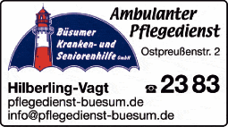 Anzeige Büsumer Kranken- und Seniorenhilfe GmbH