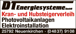 Anzeige DT Energiesysteme GmbH
