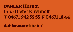 Anzeige Dahler Husum Inh. Dieter Kirchhoff Immobilien