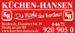 Anzeige Küchen Hansen GmbH & Co. KG Küchen, Möbel, Einbaugeräte, Elektrogeräte