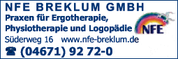 Anzeige NFE Breklum GmbH Physiotherapie