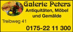 Anzeige Galerie Ocke H. Peters
