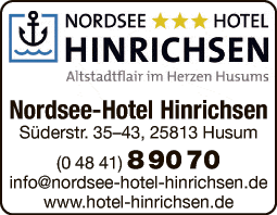 Anzeige Hotel Hinrichsen