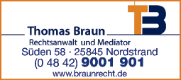 Anzeige Braun Thomas Rechtsanwalt und Zertifizierter Mediator