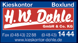Anzeige Dohle GmbH & Co. KG Kiesgrubenbetrieb
