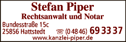 Anzeige Piper Stefan Rechtsanwalt und Notar