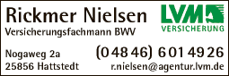 Anzeige Rickmer Nielsen LVM Versicherung