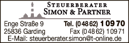 Anzeige Simon & Partner Steuerberater