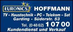 Anzeige EURONICS Dirk Hoffmann Elektrofachgeschäft
