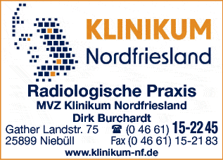 Anzeige Radiologische Praxis MVZ Klinikum Nordfriesland
