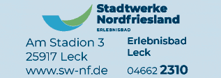 Anzeige Stadtwerke Nordfriesland Erlebnisbad GmbH