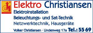 Anzeige Christiansen Volker Elektromeister