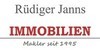 Kundenlogo von Janns Rüdiger Immobilienmakler