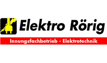 Kundenlogo Elektro Rörig - Innungsfachbetrieb - Elektrotechnik