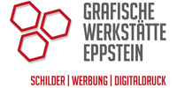 Kundenlogo GWE GmbH, Grafische Werkstätte Eppstein Schilder Werbung Digitaldruck