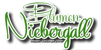 Kundenlogo Blumenhaus Niebergall, Floristik für alle Anlässe