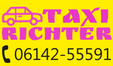 Kundenlogo Taxi Richter u. a. Großraumtaxi bis 8 Personen, Online-Bestellung möglich