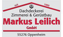 Kundenlogo von Dachdeckerei Zimmerei Gerüstbau Markus Leilich GmbH