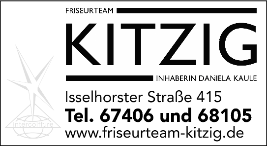 Anzeige Friseure Kitzig